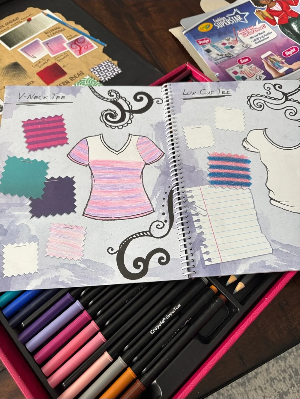 Crayola Fashion Superstar Design Tablet Kit -